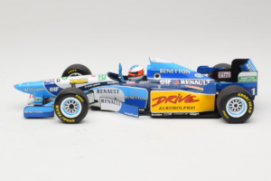 Benetton B195 Renault #1 M. Schumacher Benetton Formula French Grand Prix Winner 1995 Minichamps 1:18 100950001 Metāls — attēls 3 no 7