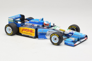 Benetton B195 Renault #1 M. Schumacher Benetton Formula French Grand Prix Winner 1995 Minichamps 1:18 100950001 Metāls — attēls 4 no 7