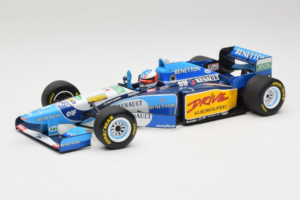 Benetton B195 Renault #1 M. Schumacher Benetton Formula French Grand Prix Winner 1995 Minichamps 1:18 100950001 Metāls