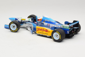 Benetton B195 Renault #1 M. Schumacher Benetton Formula French Grand Prix Winner 1995 Minichamps 1:18 100950001 Metāls — attēls 5 no 7