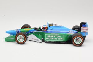 Benetton Ford B194 #5 M. Schumacher Demonstration Run Belgian GP 2017 Minichamps 1:18 510941705 Metāls — attēls 3 no 6