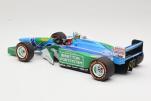 Benetton Ford B194 #5 M. Schumacher Demonstration Run Belgian GP 2017 Minichamps 1:18 510941705 Metāls — attēls 5 no 6
