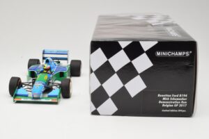 Benetton Ford B194 #5 M. Schumacher Demonstration Run Belgian GP 2017 Minichamps 1:18 510941705 Metāls — attēls 6 no 6