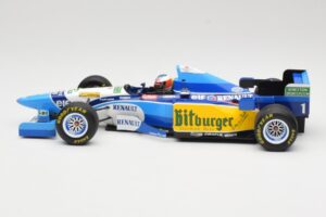 Benetton Renault B195 #1 M. Schumacher Winner Belgian GP 1995 Minichamps 1:18 510952901 Metāls — attēls 3 no 6