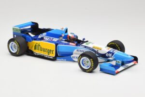 Benetton Renault B195 #1 M. Schumacher Winner Belgian GP 1995 Minichamps 1:18 510952901 Metāls — attēls 4 no 6