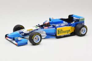 Benetton Renault B195 #1 M. Schumacher Winner Belgian GP 1995 Minichamps 1:18 510952901 Metāls