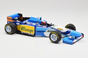 Benetton Renault B195 #1 M. Schumacher Winner Monaco GP 1995 Minichamps 1:18 510952301 Metāls — attēls 4 no 6