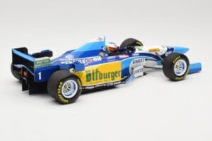 Benetton Renault B195 #1 M. Schumacher Winner Pacific GP F1 World Champion 1995 Minichamps 1:18 510953301 Metāls — attēls 2 no 6