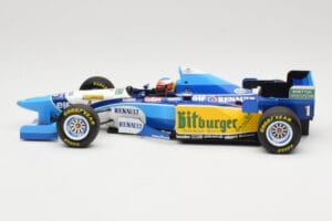 Benetton Renault B195 #1 M. Schumacher Winner Pacific GP F1 World Champion 1995 Minichamps 1:18 510953301 Metāls — attēls 3 no 6