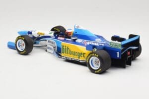 Benetton Renault B195 #1 M. Schumacher Winner Pacific GP F1 World Champion 1995 Minichamps 1:18 510953301 Metāls — attēls 5 no 6