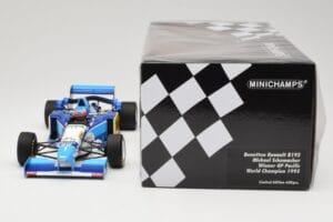 Benetton Renault B195 #1 M. Schumacher Winner Pacific GP F1 World Champion 1995 Minichamps 1:18 510953301 Metāls — attēls 6 no 6