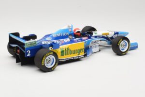 Benetton Renault B195 #2 J. Herbert Winner British GP 1995 Minichamps 1:18 110950802 Metāls — attēls 2 no 6