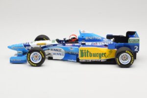 Benetton Renault B195 #2 J. Herbert Winner British GP 1995 Minichamps 1:18 110950802 Metāls — attēls 3 no 6