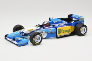 Benetton Renault B195 #2 J. Herbert Winner British GP 1995 Minichamps 1:18 110950802 Metāls