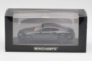 Bentley Continental GT Melns Ar Melniem Diskiem Minichamps 1:43 BENTLEY002 Metāls — attēls 4 no 4