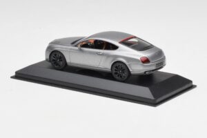 Bentley Continental GT Pelēks Ar Melniem Diskiem Minichamps 1:43 BENTLEY001 Metāls — attēls 3 no 4
