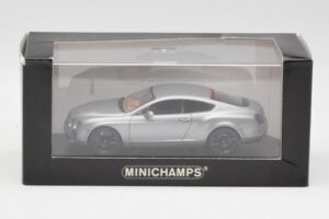 Bentley Continental GT Pelēks Ar Melniem Diskiem Minichamps 1:43 BENTLEY001 Metāls — attēls 4 no 4