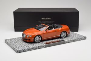 Bentley Continental GT Speed Kabriolets Orange Metallic Minichamps 1:18 107139430 Metāls — attēls 6 no 6