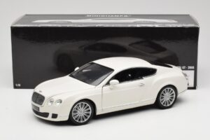 Bentley Continental GT Balts Minichamps 1:18 100139621 Metāls — attēls 8 no 8