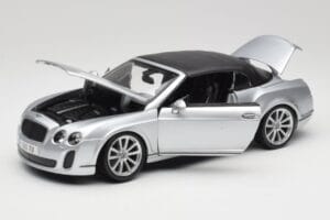 Bentley Continental Supersports Kabriolets 1. Paaudze Sudrabs Bburago 1:18 18-11037S Metāls — attēls 2 no 8