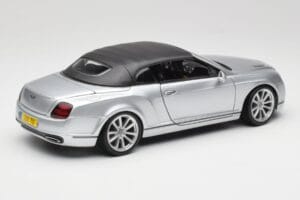 Bentley Continental Supersports Kabriolets 1. Paaudze Sudrabs Bburago 1:18 18-11037S Metāls — attēls 3 no 8