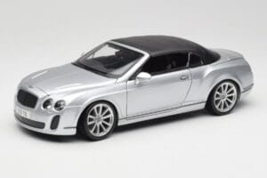 Bentley Continental Supersports Kabriolets 1. Paaudze Sudrabs Bburago 1:18 18-11037S Metāls