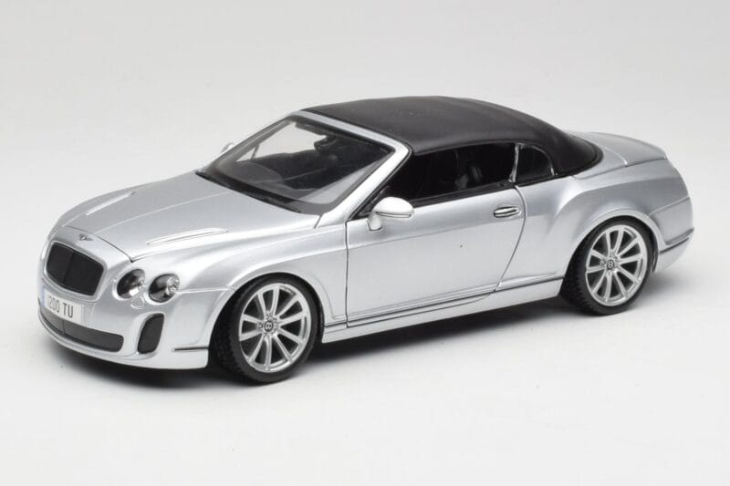 Bentley Continental Supersports Kabriolets 1. Paaudze Sudrabs Bburago 1:18 18-11037S Metāls