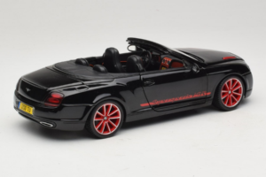 Bentley Continental Supersports ISR Kabriolets Melns Ar Sarkanām Diskiem Bburago 1:18 18-11035 Metāls — attēls 3 no 8