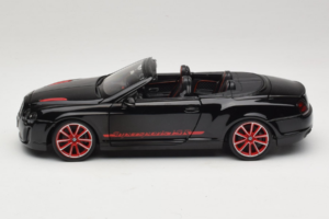Bentley Continental Supersports ISR Kabriolets Melns Ar Sarkanām Diskiem Bburago 1:18 18-11035 Metāls — attēls 4 no 8