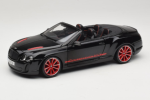 Bentley Continental Supersports ISR Kabriolets Melns Ar Sarkanām Diskiem Bburago 1:18 18-11035 Metāls