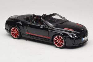 Bentley Continental Supersports ISR Kabriolets Melns Ar Sarkanām Diskiem Bburago 1:18 18-11035 Metāls — attēls 6 no 8