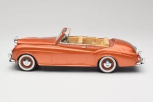 Bentley Type S2 Mulliner Kabriolets Tudor Oranžs Metāliski Solido 1:18 8007 Metāls — attēls 4 no 8
