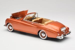 Bentley Type S2 Mulliner Kabriolets Tudor Oranžs Metāliski Solido 1:18 8007 Metāls — attēls 5 no 8