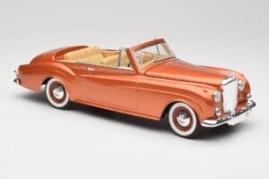 Bentley Type S2 Mulliner Kabriolets Tudor Oranžs Metāliski Solido 1:18 8007 Metāls — attēls 6 no 8