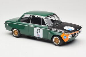BMW 1600-2 BMW Alpina #47 P. Meyer Internationales ADAC Eifelrennen Nurburgring 1971 Minichamps 1:18 155712647 Metāls — attēls 4 no 6