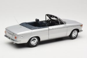 BMW 1600 Kabriolets Sudrabs Minichamps 1:18 80430145819 Metāls — attēls 3 no 8