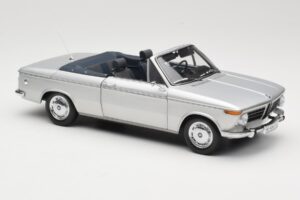 BMW 1600 Kabriolets Sudrabs Minichamps 1:18 80430145819 Metāls — attēls 6 no 8