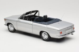 BMW 1600 Kabriolets Sudrabs Minichamps 1:18 80430145819 Metāls — attēls 7 no 8