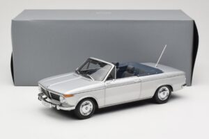 BMW 1600 Kabriolets Sudrabs Minichamps 1:18 80430145819 Metāls — attēls 8 no 8