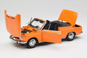 BMW 1600 Kabriolets Oranžs Minichamps 1:18 100021030-O Metāls — attēls 2 no 8