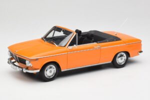 BMW 1600 Kabriolets Oranžs Minichamps 1:18 100021030-O Metāls