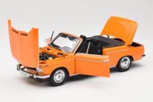 BMW 1600 E10 Kabriolets Oranžs Minichamps 1:18 100021030 Metāls — attēls 2 no 8
