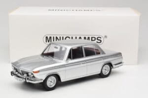 BMW 1800 Ti Sudrabs Minichamps 1:18 107024000 Sveķi — attēls 6 no 6