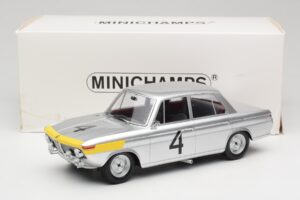 BMW 1800 TiSA #4 J. Ickx / J. van Ophem 24 Hours of Spa 1965 Winners Minichamps 1:18 107652504 Sveķi — attēls 6 no 6