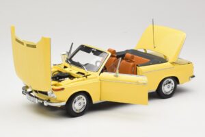 BMW 2002 Kabriolets Spilgti Zaļš Minichamps 1:18 80430145820 Metāls — attēls 2 no 8