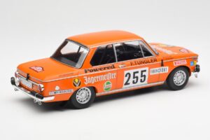 BMW 2002 Jagermeister #255 W. Stiller Rally Monte Carlo 1973 IXO 1:18 18RMC165 Metāls — attēls 2 no 6