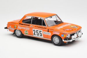 BMW 2002 Jagermeister #255 W. Stiller Rally Monte Carlo 1973 IXO 1:18 18RMC165 Metāls — attēls 4 no 6