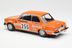 BMW 2002 Jagermeister #255 W. Stiller Rally Monte Carlo 1973 IXO 1:18 18RMC165 Metāls — attēls 5 no 6