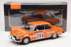 BMW 2002 Jagermeister #255 W. Stiller Rally Monte Carlo 1973 IXO 1:18 18RMC165 Metāls — attēls 6 no 6