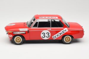 BMW 2002 Jockey Racing #33 B. Tobiasson / L. Nordstrom 6 Hours Nurburgring 1972 Minichamps 1:18 155722633 Metāls — attēls 3 no 6
